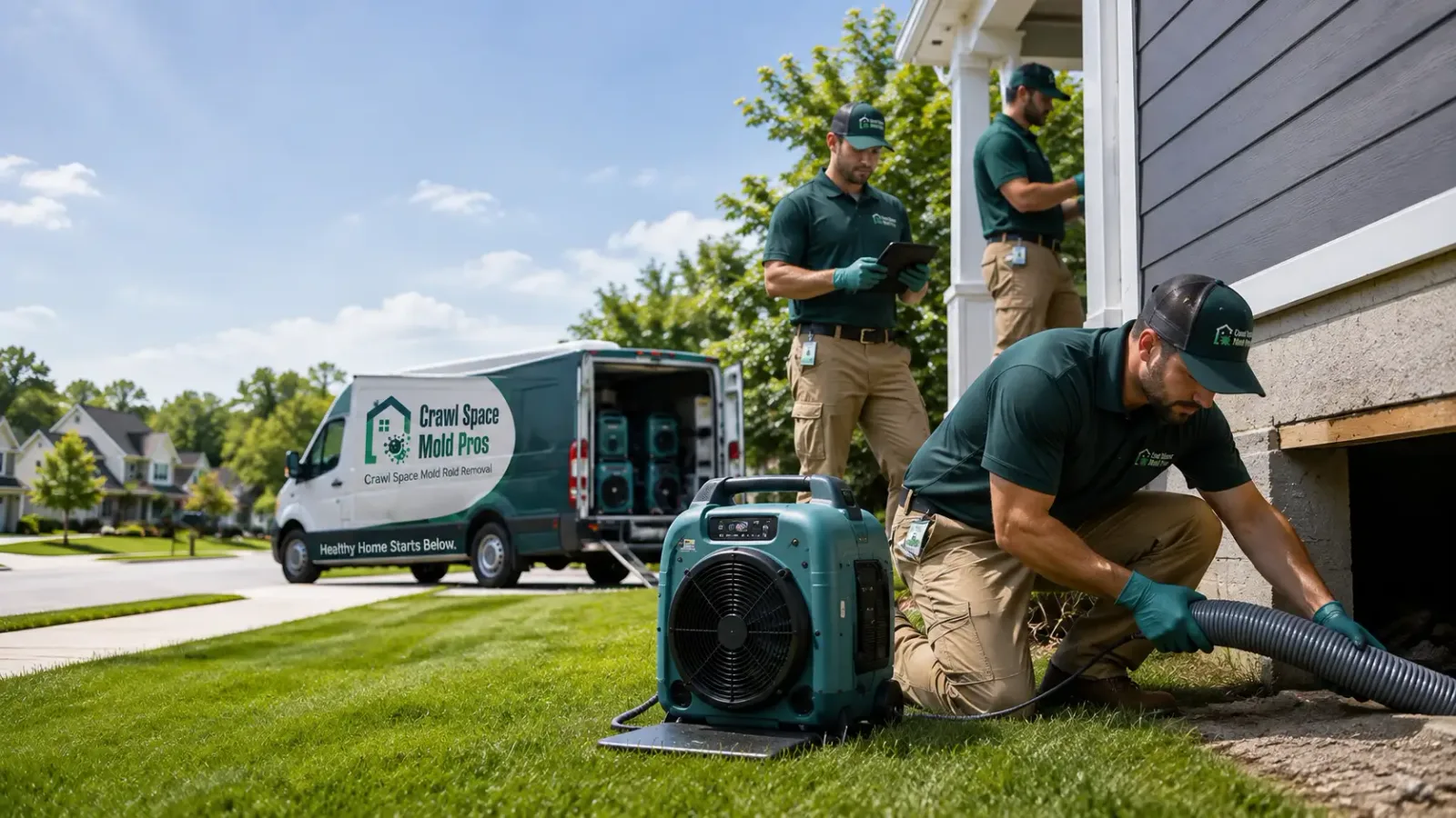 Crawl Space Mold Removal in Middletown, IL